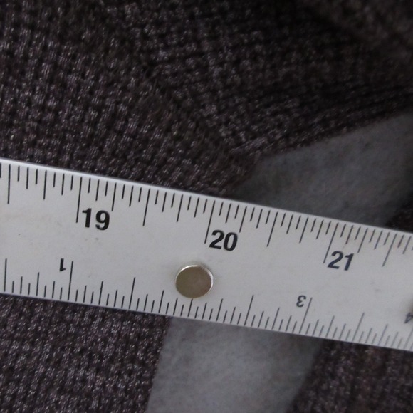 Eddie Bauer Henley Shirt‎ Men Brown Waffle Knit Button Preppy Base Layer Comfort - Picture 7 of 10